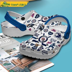 Winnipeg Jets NHL White Crocs Clog Shoes 2