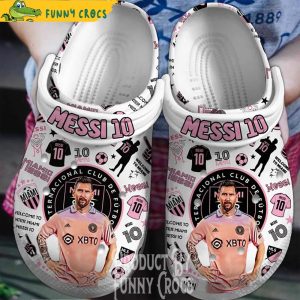 Lionel Messi Inter Miami Crocs Shoes