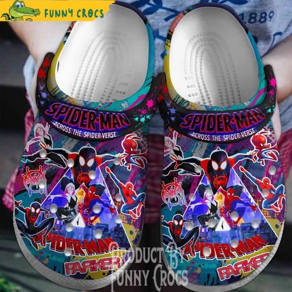 Across The Spider Verse Spiderman Crocs