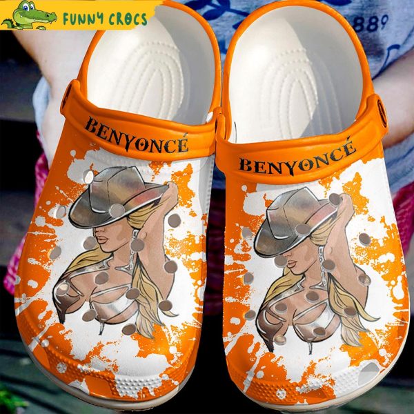 Beyonce Orange Crocs