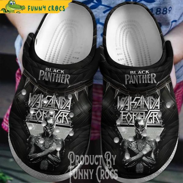 Black Panther Wakanda Forever Funny Crocs