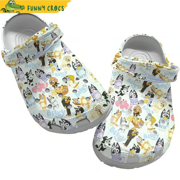 Bluey Characters Cartoon Crocs Clog Shoes