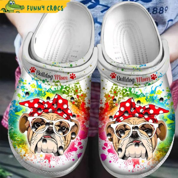 Bulldog Mom Mothers Day Gifts Dog Crocs