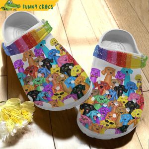 Colorful Weimaraner Crocs Shoes