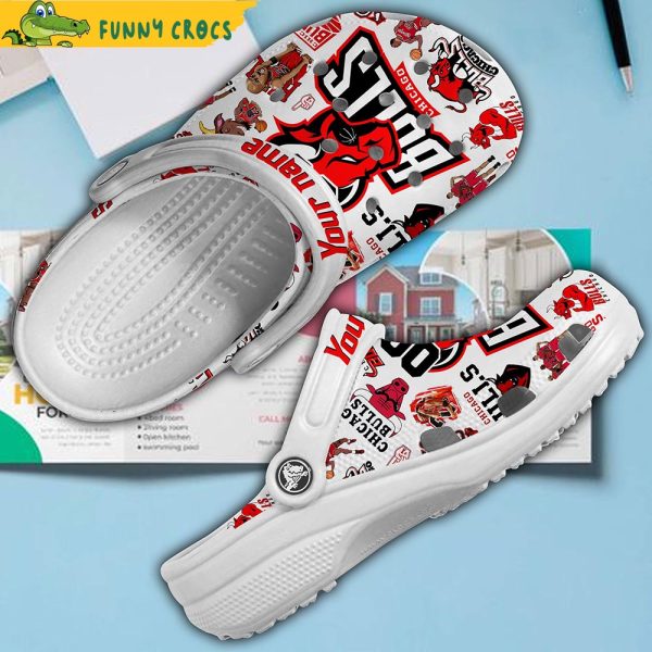 Custom And Number Chicago Bulls NBA Crocs