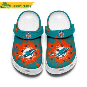 Custom Miami Dolphins NFL Crocs