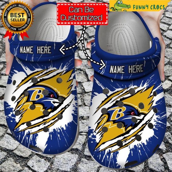 Customized Baltimore Ravens Crocs