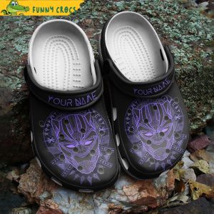 Customized Black Panther Crocs Clogs