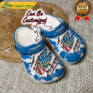 Customized NBA Crocs Golden State Warriors Shoes