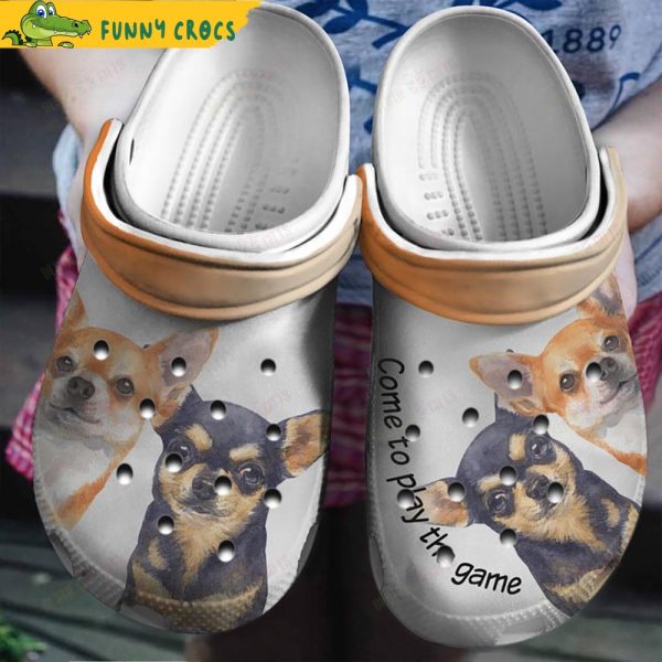 Cute Chihuahua Crocs Slippers