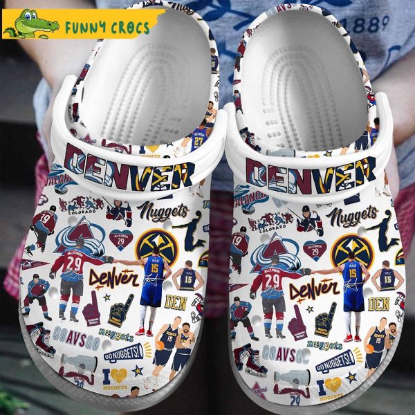 Denver Nuggets Crocs Slippers