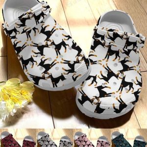 Doberman Puppy Pattern Dog Crocs