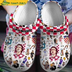 Footwearmerch Luka Modric Football Soccer Premium Crocs Crocband Clogs Shoes Comfortable For Men Women and Kids Footwearmerch 1 7 11zon