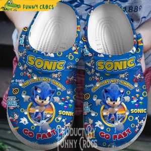 Go Fast Sonic Crocs 1