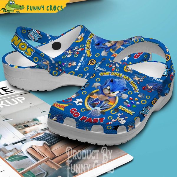 Go Fast Sonic Crocs