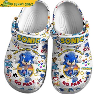 Go Fast Sonic Crocs Slippers 2