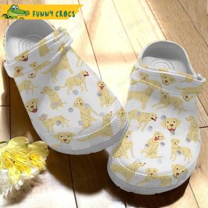 Golden Labrador Pattern Crocs