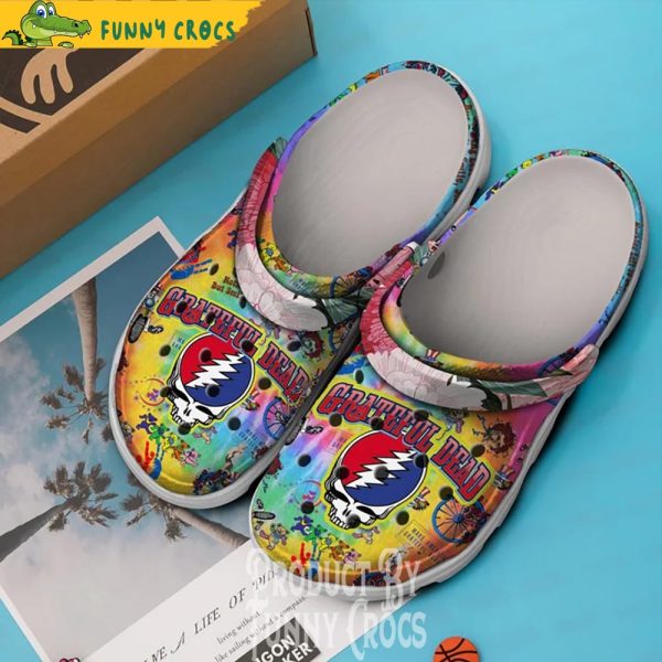 Grateful Dead Bears Hippie Crocs