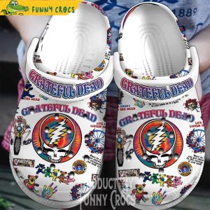 Grateful Dead Bears Pattern Crocs 1