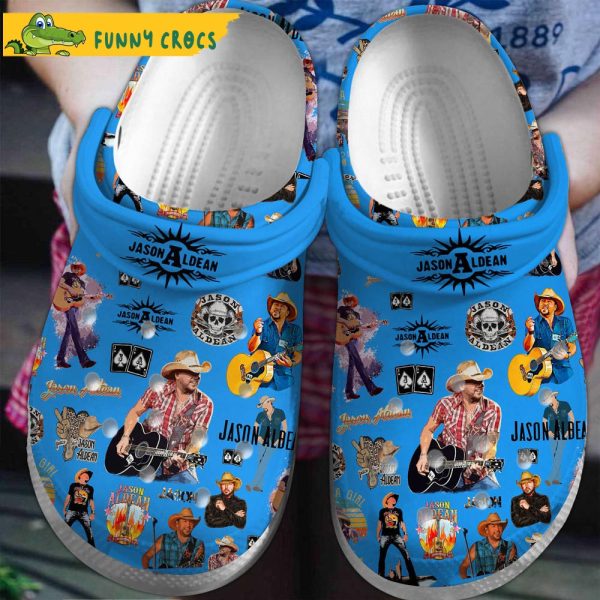 Jason Aldean Crocs By Funny Crocs