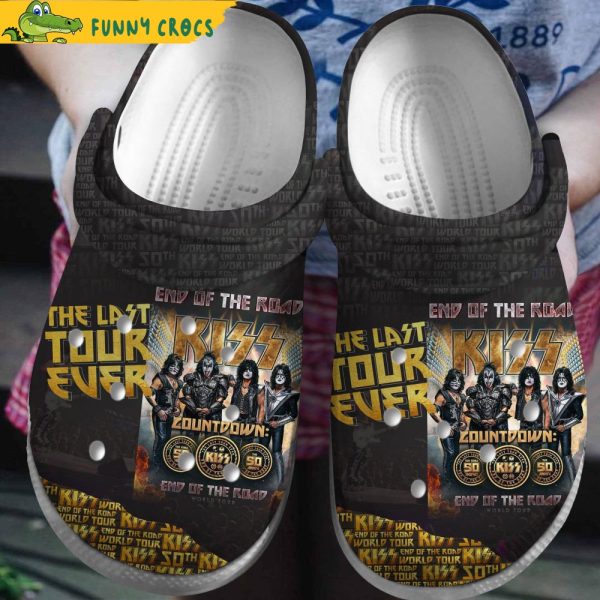 Kiss Tour Music Crocs