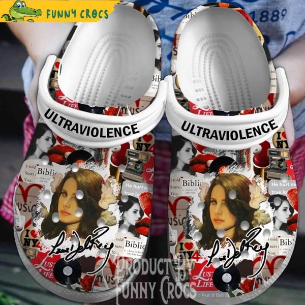 Lana Del Rey Ultraviolence Singer Music Crocs Shoes