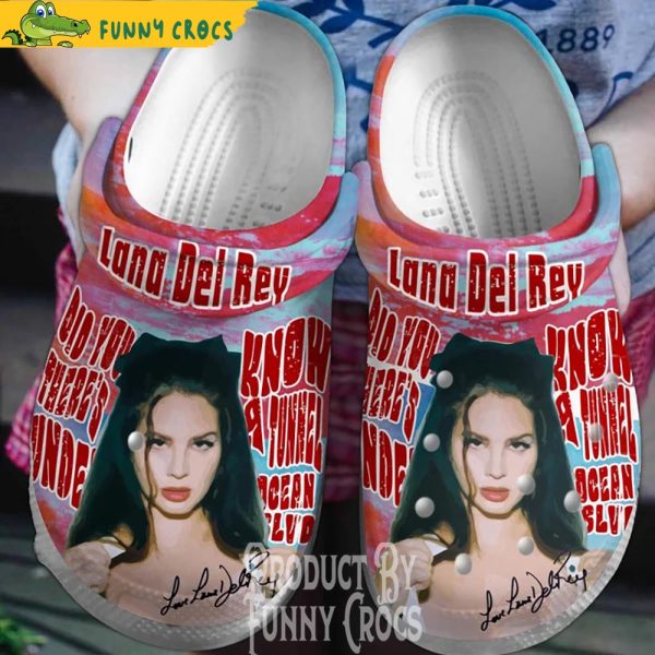 Lana Del Rey Young Music Crocs Logs