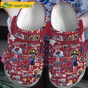 NBA Basketball Denver Nuggets Crocs Clog Shoes