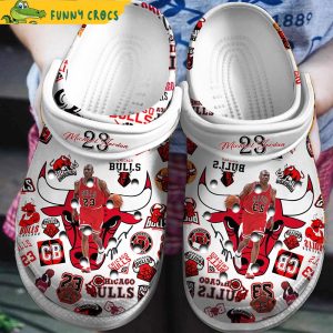 NBA Chicago Bulls Crocs Slippers 1