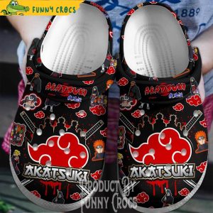 Naruto Akatsuki Crocs