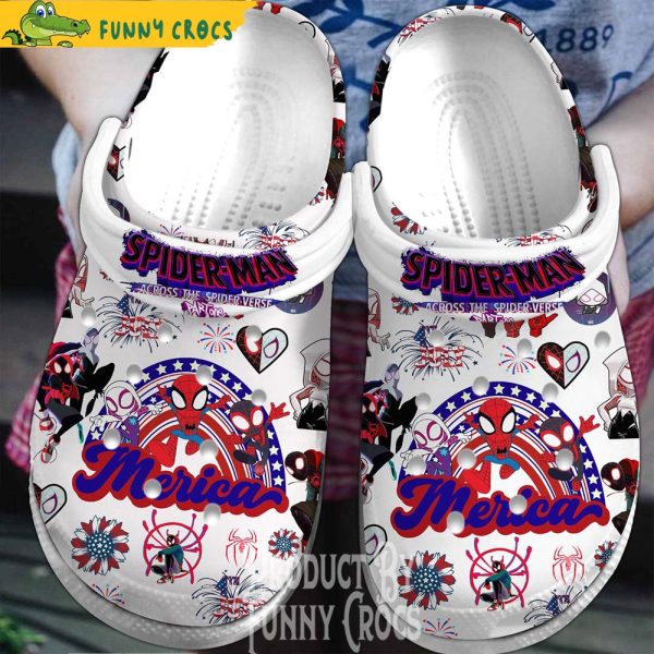 American Across The Spider Verse Spiderman Crocs