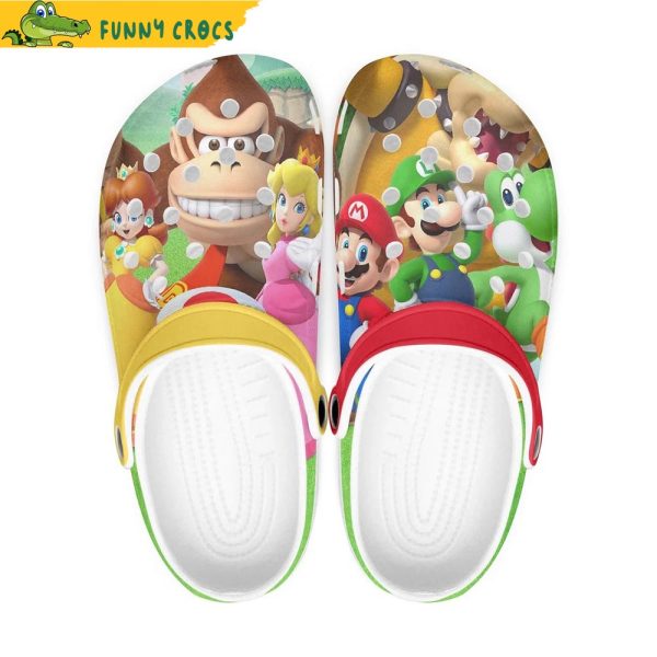 Peach, Daisy, Luigi Mario Crocs