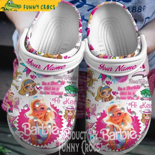 Personalized Barbie Crocs