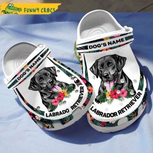 Personalized Labrador Retriever Dog Crocs