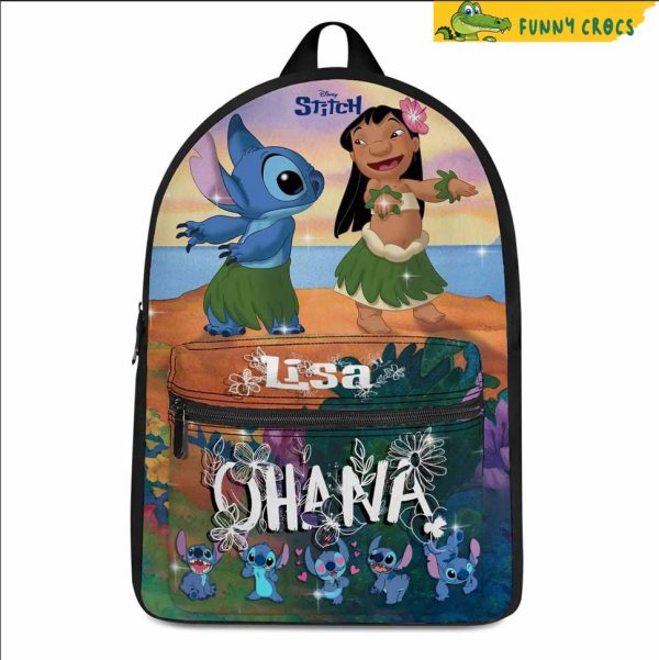 Personalized Ohana Disney Stitch Backpack