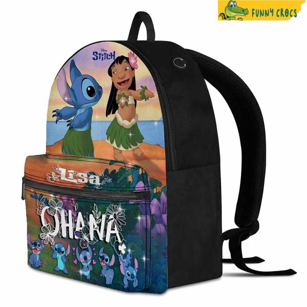 Personalized Ohana Disney Stitch Backpack