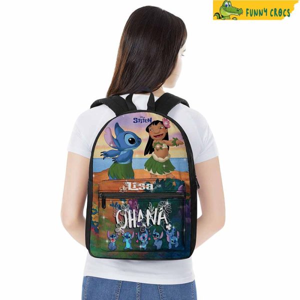 Personalized Ohana Disney Stitch Backpack