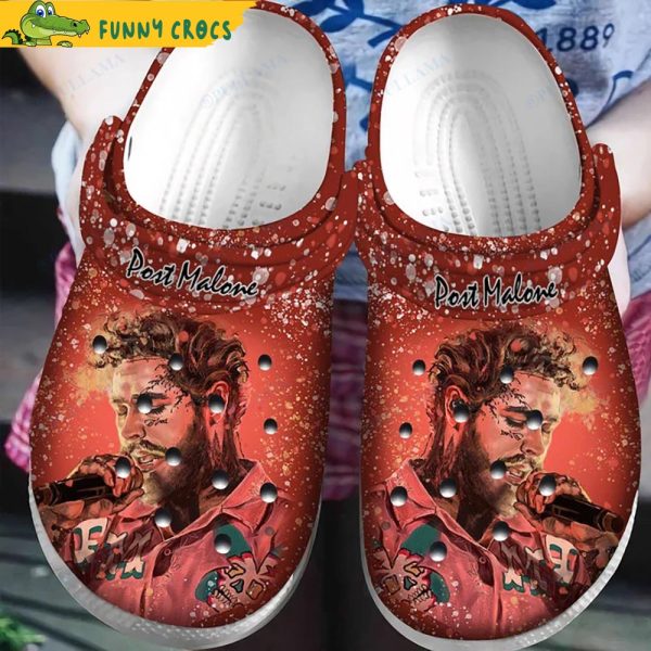 Personalized Post Malone Gifts Crocs Shoes