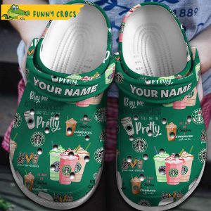 Personalized Pretty Drink Starbucks Crocs