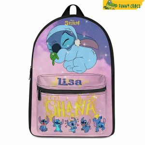 Personalized Sleeping Stitch Backpack