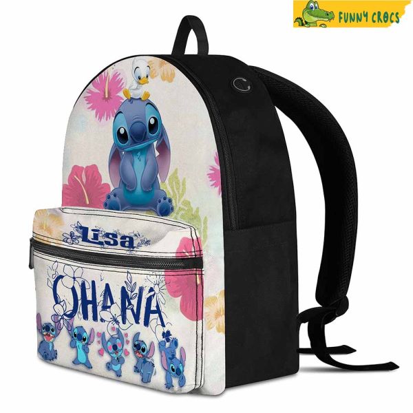 Personalized Stitch With Ducks Backpack