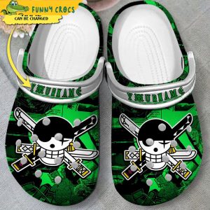 Personalized Zoro One Piece Skull Crocs