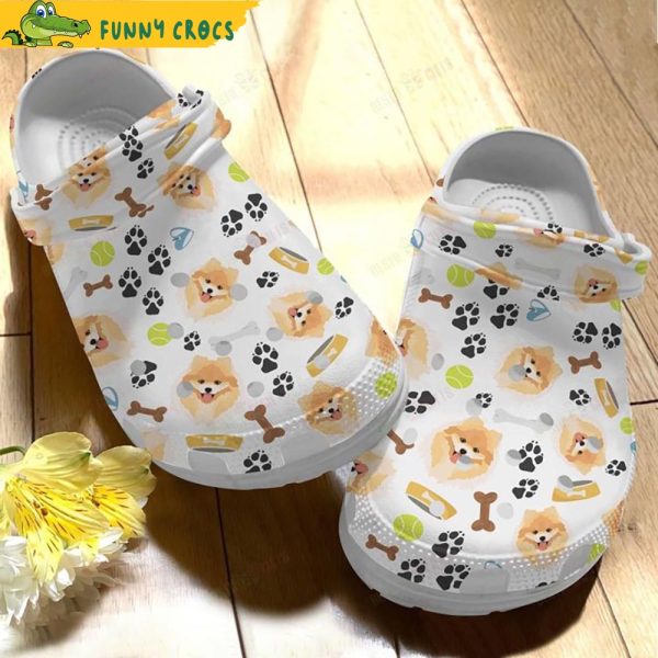 Pomeranian Gifts Pattern Crocs