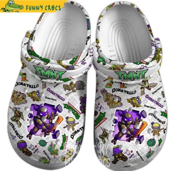 Purple Ninja Turtle Donatello Crocs