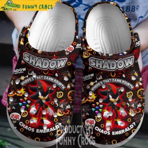 Shadow Sonic Crocs 1