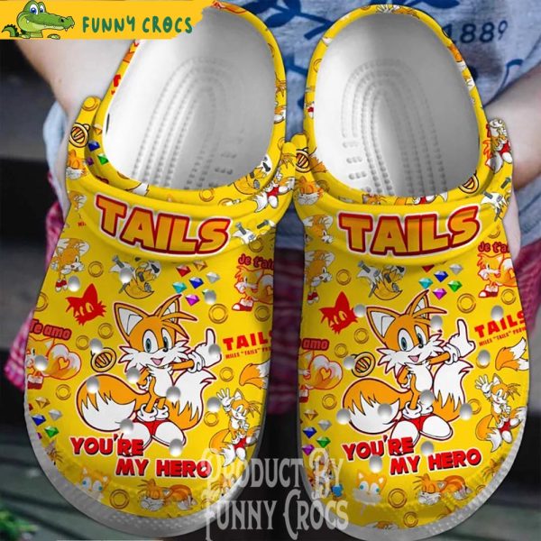 Tails Sonic Crocs