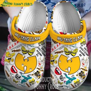 Wu Tang Clan Pattern Crocs