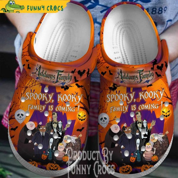 Addams Family Halloween Crocs