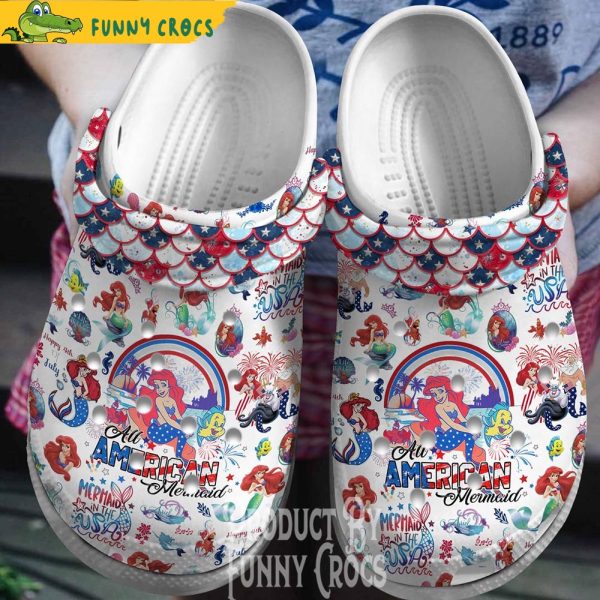 American Little Mermaid Crocs