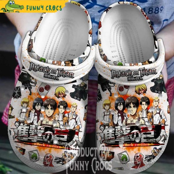 Anime Attack On Titan Crocs, Anime Gifts